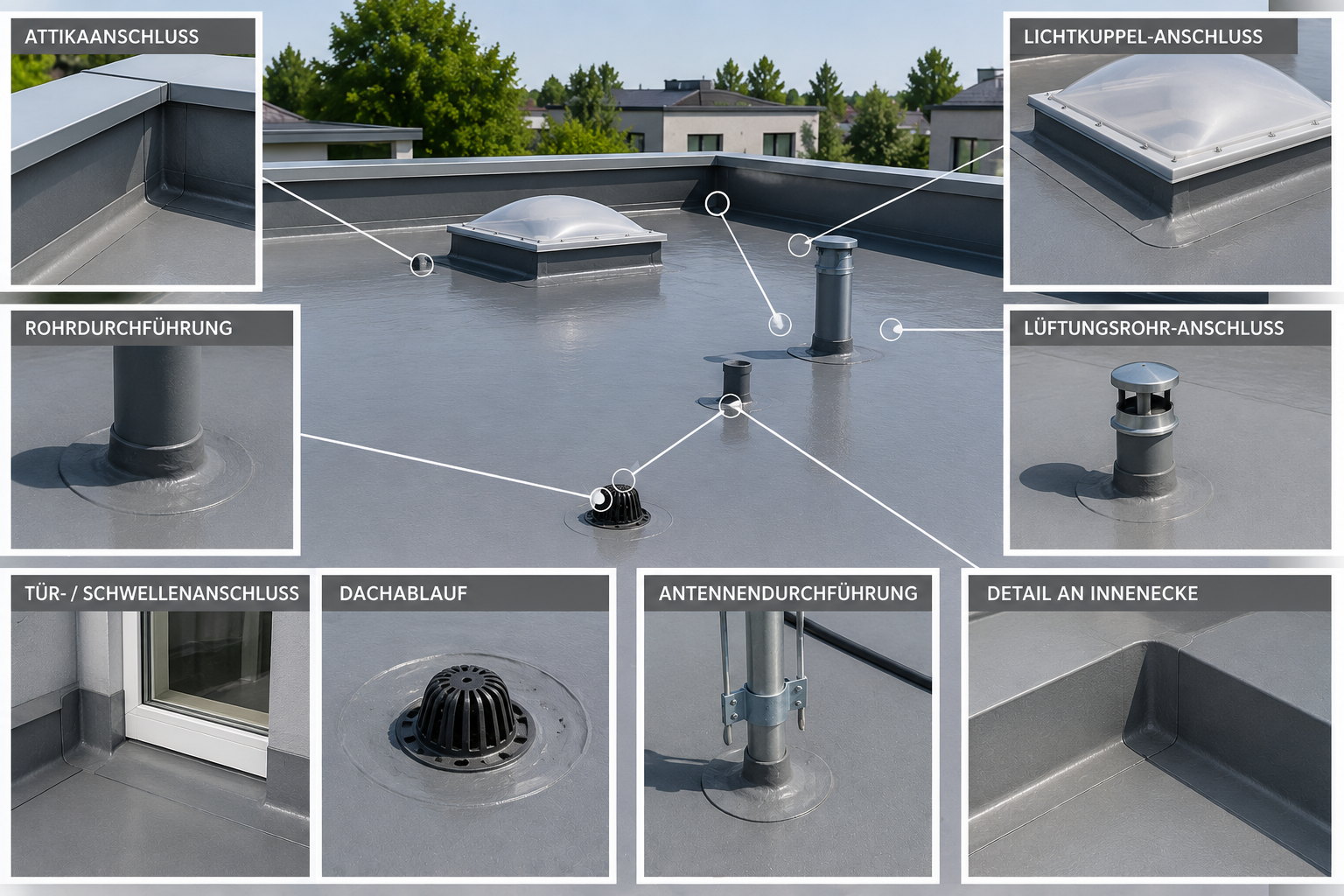 Carport mit PU-Beschichtung